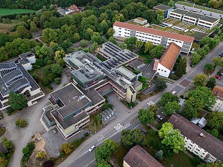 Carlo Schmid Gymnasium Tübingen (Luftaufnahme 2018)