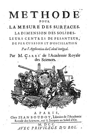 <span class="mw-page-title-main">Louis Carré (mathematician)</span> French mathematician