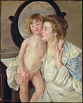 Thumbnail for Mother and Child (Cassatt)