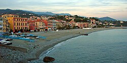 Skyline of Celle Ligure