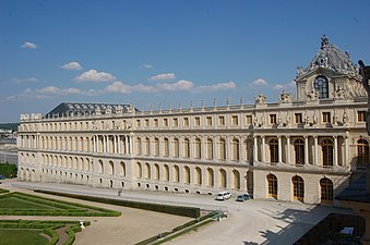 Aile du Nord du château de Versailles.