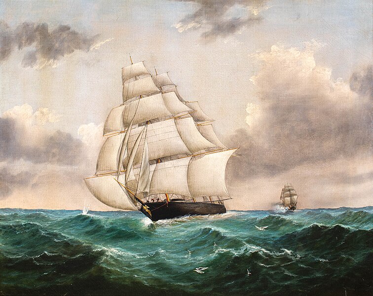 File:Challenger fired upon by CSS Alabama, by William G. Yorke.jpg