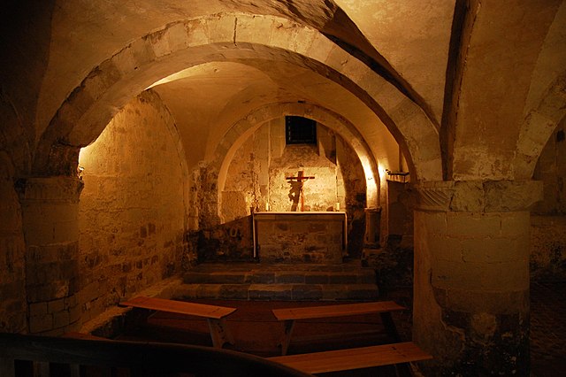 The Chamber of the Pyx, one of the few remaining 11th-century sections of the church