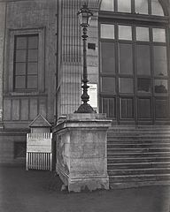 Chemin de fer de Sceaux, sur l'escalier, 1878