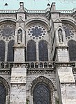 Tracería de placas, triforio de la catedral de Chartres (1194-1220)