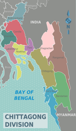 Districten in Chittagong