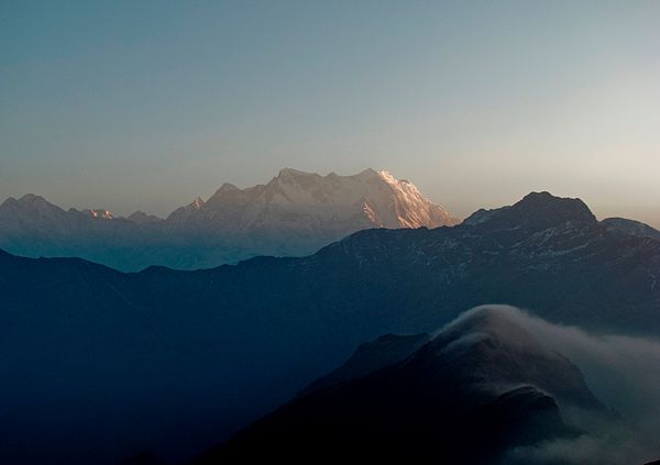 Chaukhamba (four peaks) range