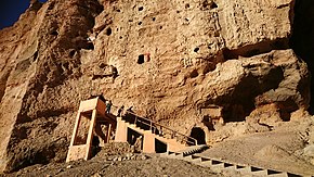 Chyosyor cave at Lomangthang, Upper Mustang.jpg