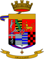 Stemma del 3º Reggimento Granatieri (sciolto) dal 01 ottobre 2022 stemma del 3° RCST Granatieri "Guardie" (che eredita la Bandiera di Guerra e le tradizioni del 3° Rgt. Guardie)