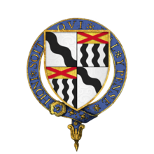 Coat of arms of Sir John Wallop, KG.png