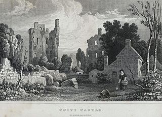 Coity castle, Glamorganshire