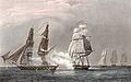 Fight between Renard and HMS Swallow