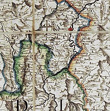 La Contea di Bobbio (dalla Carta del Borgonio, secolo XVII)