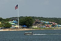 The waterpark viewed from across the lake Corps partners with Nashville Shores to promote water safety 150710-A-EO110-009.jpg