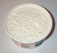 A container of cottage cheese Cottage Cheese.jpg