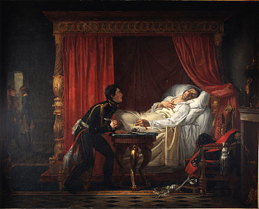 A Morte do General Moreau (1814), Museu de Belas Artes de Brest.