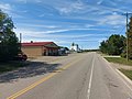 View of downtown Cromer along Provincial Road 256