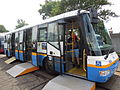 Autobus SOR EBN 10,5 Dopravního podniku Ostrava na veletrhu Czech Raildays 2012