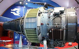 Д-436-148 турбореактивный двигатель для Ан-148 на выставке МАКС-2009