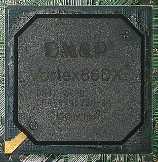 <span class="mw-page-title-main">Vortex86</span> X86-compatible system-on-a-chip