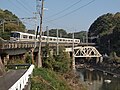 第四大和川橋梁を渡る大和路快速（後追い）