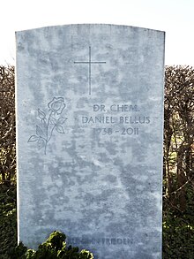 Daniel Belluš (1938–2011) Forschungsleiter in der Chemieindustrie in Basel, Honorarprofessor. Grab, Friedhof am Hörnli.