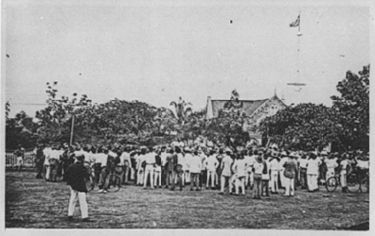 Demonstrators of the Darwin Rebellion. Darwin Rebellion 4.jpg