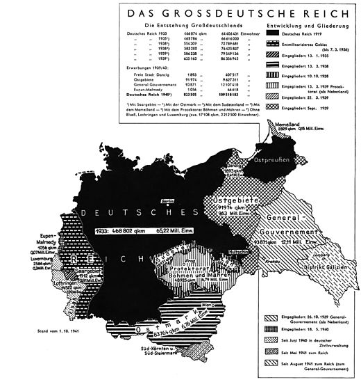 Territorial expansion of Germany from 1933 to 1941