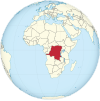 Democratic Republic of the Congo on the globe (Africa centered).svg