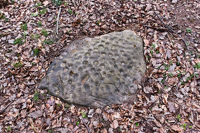A stone used in Neolithic rituals, in Detmerode, Wolfsburg, Germany.