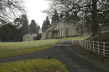 Dallam Tower, original RHQ of 92nd S/L Rgt. Driveway into Dallam Tower - geograph.org.uk - 1074067.jpg