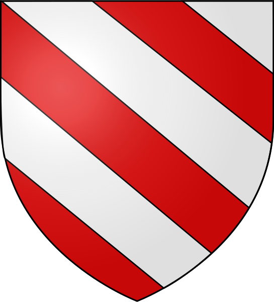 File:Ecu bandé argent gueules.svg