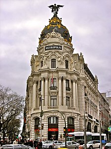 Edificio Metropolis" στη Μαδρίτη της Ισπανίας