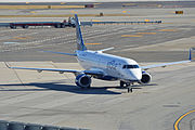 JetBlue, on apron