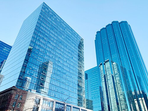 Enbridge Centre and Manulife Place in Downtown Edmonton