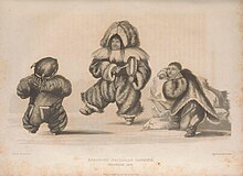 Eskimaux children dancing. Igloolik, 1823.jpg