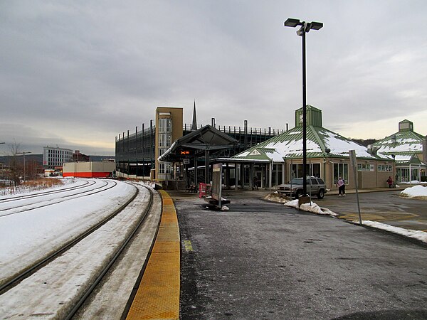 Fitchburg station in December 2013