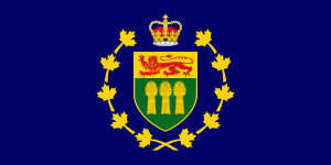 Flag of the Lieutenant-Governor of Saskatchewan / Drapeau du lieutenant-gouverneur de Saskatchewan
