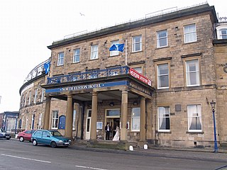 North Euston Hotel Building in Lancashire, England