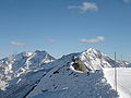 Fletschhorn, Lagginhorn und Weissmies (v.l.n.r.)