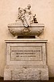 Tumba de Maquiavelo en la basílica de Santa Croce en Florencia.
