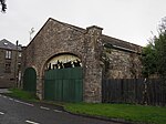 Former Railway Goods Station, Commercial Street Newtyle, Including Stepped Plinth Of Former Crane