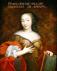 Francoise Madeleine d'Orleans (1648-1664) Duchess of Savoy, French school.jpg