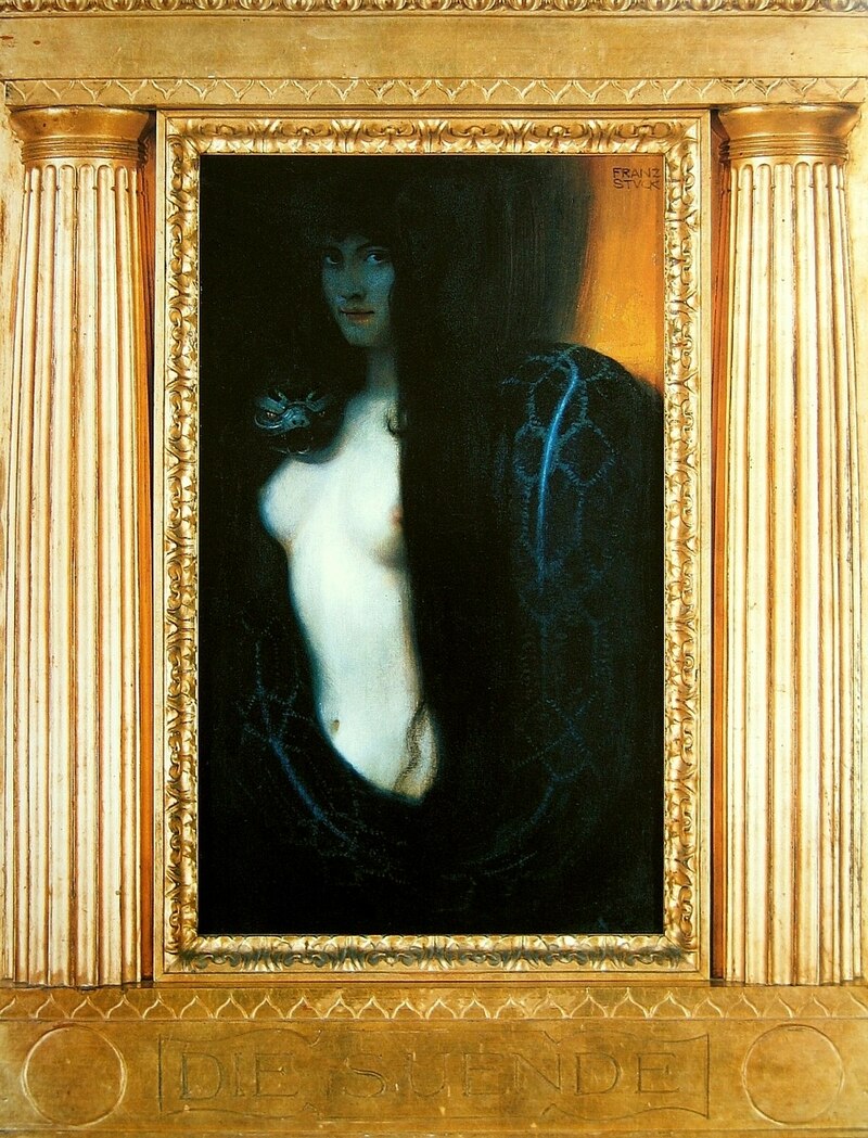 Franz von Stuck 800px-Franz_von_Stuck_-_Die_S%C3%BCnde_1893