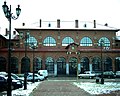 Burdujeni railway station in wintertime