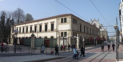 Basque parliament building in Vitoria-Gasteiz