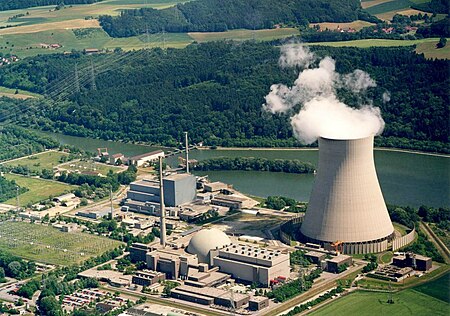 Gelände des Kernkraftwerk Isar (KKI)