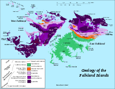 Геологічна карта архіпелагу