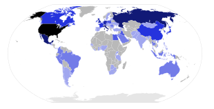 Bush made 49 international trips to 72 different countries during his presidency. George W Bush Overseas Visits.svg