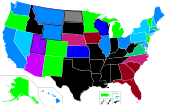 Gestational limits for elective abortion in the United States.svg